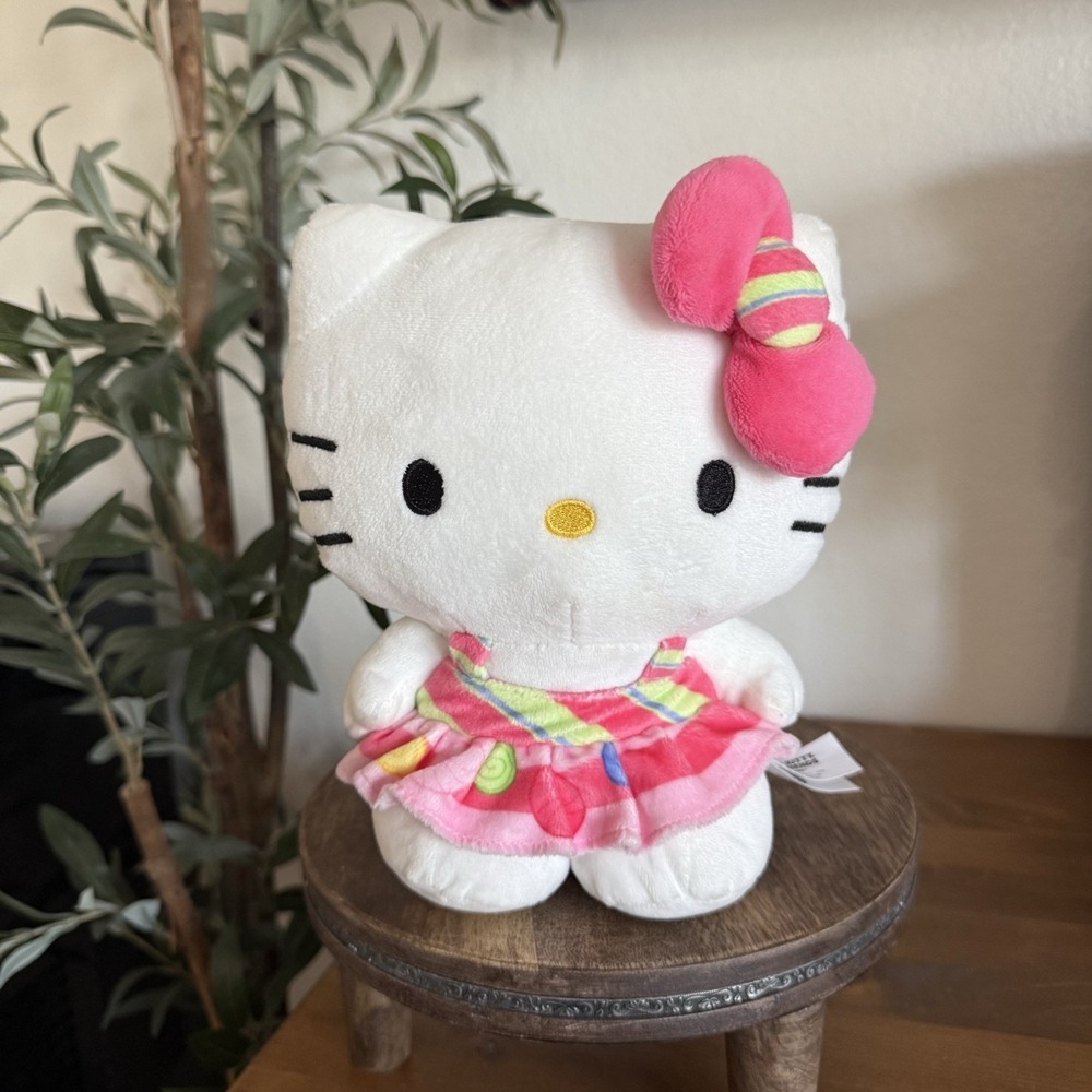 Hello Kitty and Friends Series 3 Candy Wonderland 8" Plush In Candy-Themed Dress